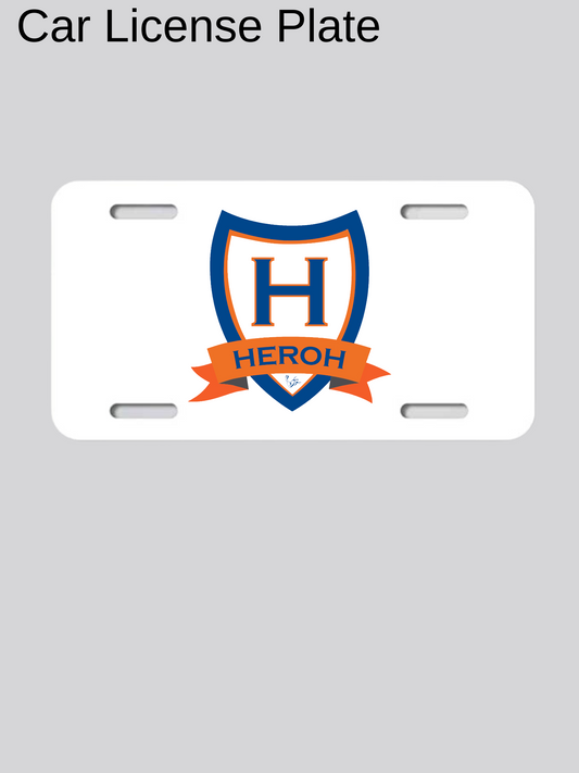 HEROH License Plate & Cover